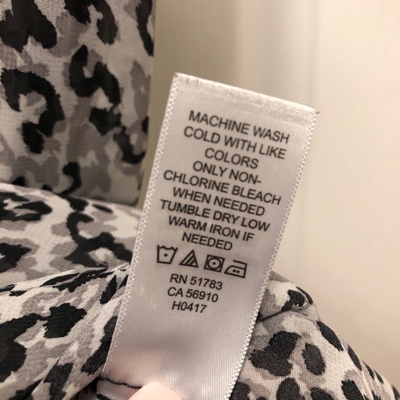 Maurices Sheer Leopard Print Blouse - Picture 7 of 7